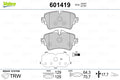 set placute frana,frana disc 601419 VALEO