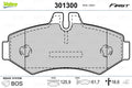 set placute frana,frana disc 301300 VALEO