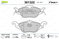 set placute frana,frana disc 301322 VALEO