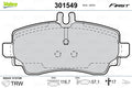 Set placute frana VALEO 301549