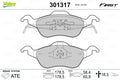 set placute frana,frana disc 301317 VALEO