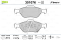 set placute frana,frana disc 301076 VALEO