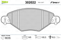 set placute frana,frana disc 302022 VALEO