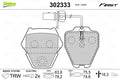 set placute frana,frana disc 302333 VALEO
