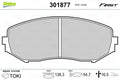 set placute frana,frana disc 301877 VALEO