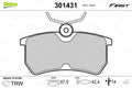 Set placute frana VALEO 301431