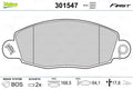 set placute frana,frana disc 301547 VALEO