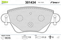 set placute frana,frana disc 301434 VALEO