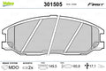 set placute frana,frana disc 301505 VALEO