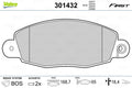 set placute frana,frana disc 301432 VALEO