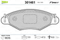 set placute frana,frana disc 301461 VALEO