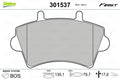 set placute frana,frana disc 301537 VALEO