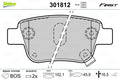 Set placute frana VALEO 301812