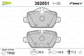 set placute frana,frana disc 302051 VALEO