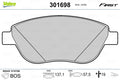 set placute frana,frana disc 301698 VALEO