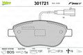 set placute frana,frana disc 301721 VALEO