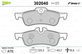 set placute frana,frana disc 302040 VALEO