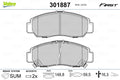 set placute frana,frana disc 301887 VALEO