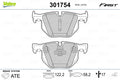 set placute frana,frana disc 301754 VALEO