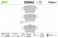 set placute frana,frana disc 302042 VALEO