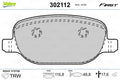 set placute frana,frana disc 302112 VALEO