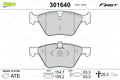 set placute frana,frana disc 301640 VALEO