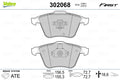 set placute frana,frana disc 302068 VALEO