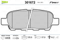 set placute frana,frana disc 301672 VALEO