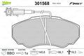 set placute frana,frana disc 301568 VALEO