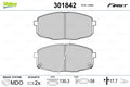 set placute frana,frana disc 301842 VALEO