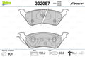 set placute frana,frana disc 302057 VALEO