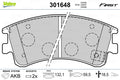 set placute frana,frana disc 301648 VALEO
