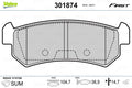 set placute frana,frana disc 301874 VALEO