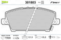 set placute frana,frana disc 301803 VALEO