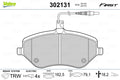 set placute frana,frana disc 302131 VALEO