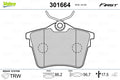 set placute frana,frana disc 301664 VALEO