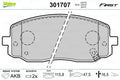 set placute frana,frana disc 301707 VALEO