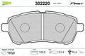 set placute frana,frana disc 302220 VALEO