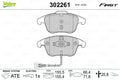 set placute frana,frana disc 302261 VALEO