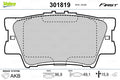 set placute frana,frana disc 301819 VALEO