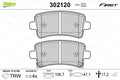set placute frana,frana disc 302120 VALEO