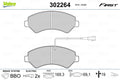 set placute frana,frana disc 302264 VALEO