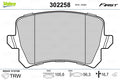 set placute frana,frana disc 302258 VALEO