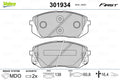 set placute frana,frana disc 301934 VALEO
