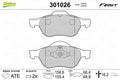 set placute frana,frana disc 301026 VALEO