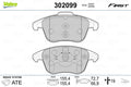 set placute frana,frana disc 302099 VALEO