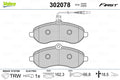 set placute frana,frana disc 302078 VALEO