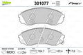 Set placute frana VALEO 301077