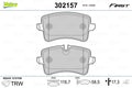 set placute frana,frana disc 302157 VALEO