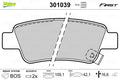 set placute frana,frana disc 301039 VALEO